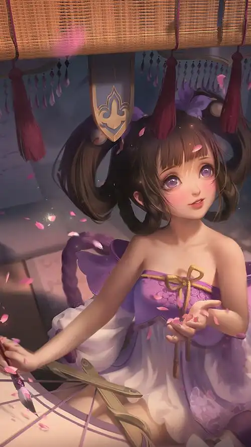 王者荣耀女英雄去yi图 小乔-丁香结ps图