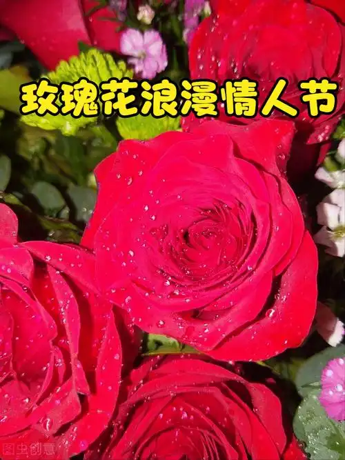 情人节卖玫瑰花语言1朵玫瑰花语----我的心中只有你 only you!