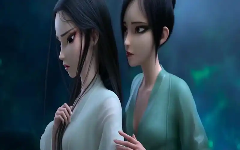 【小青小白】【左手指月】"左手拈着花右手舞着剑,姐妹情深,相守千年!