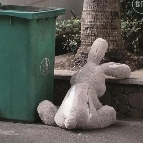 寻图part|求类似这种垃圾桶旁边玩偶熊的头像🙏🏻