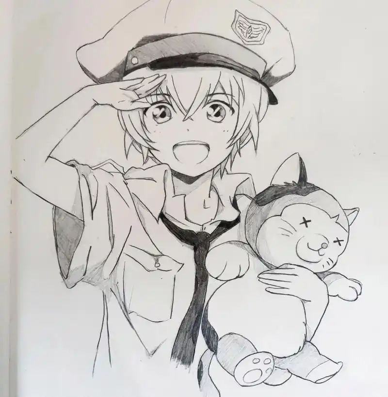 画一个降谷零 左划看