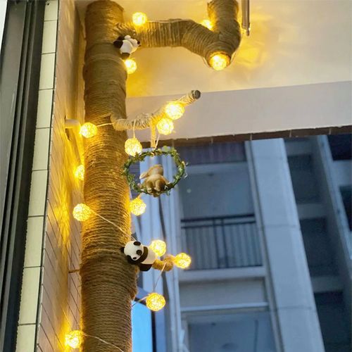 麻绳管道改造遮挡阳台下水管装饰美化排水管diy包管神器遮丑材料