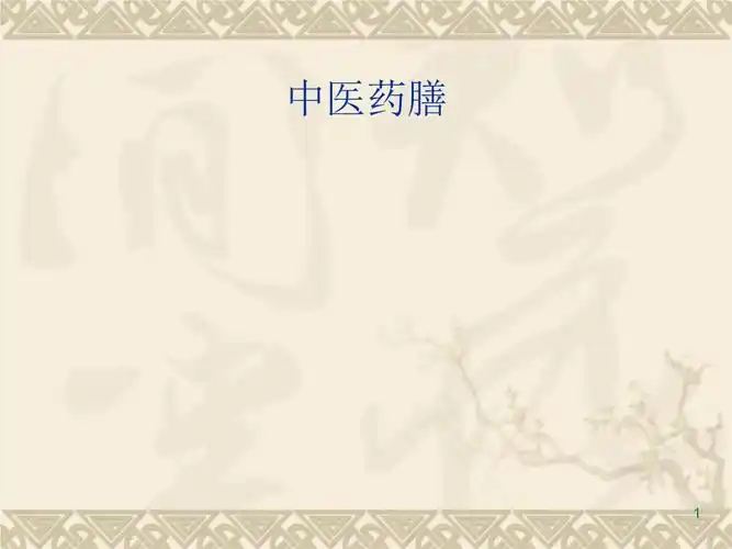 中医药膳精品幻灯片.ppt 111页