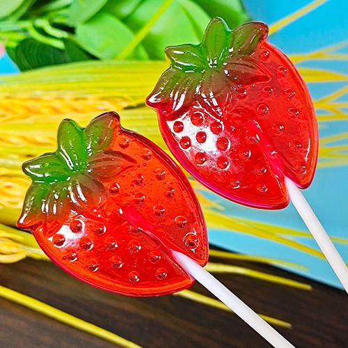 贵福记草莓宝宝棒棒糖网红水果硬糖儿童糖果圣诞节礼物小朋友零食