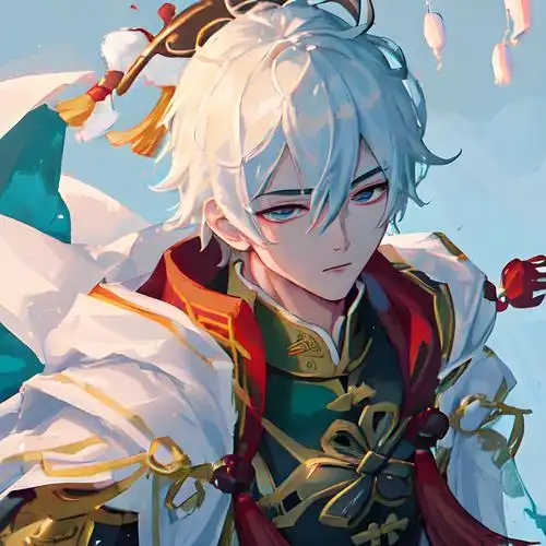 古装帅气动漫男生头像