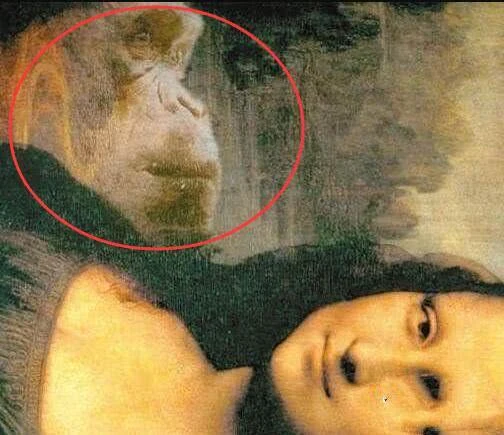 《蒙娜丽莎》隐藏达芬奇密码?把右眼球放大30倍,会发现lv字样