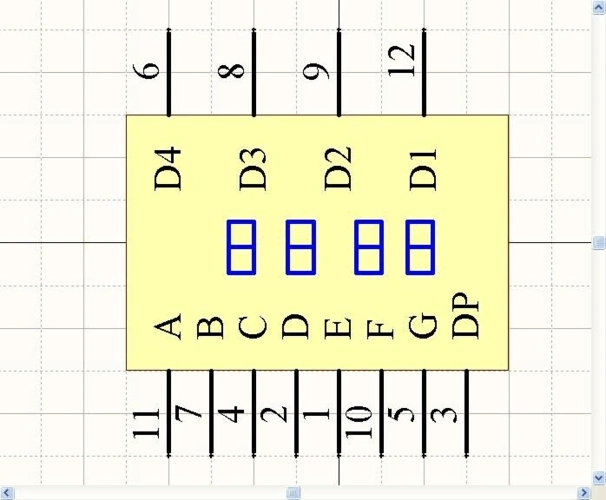 lg3641bh 共阳数码管管脚定义及尺寸