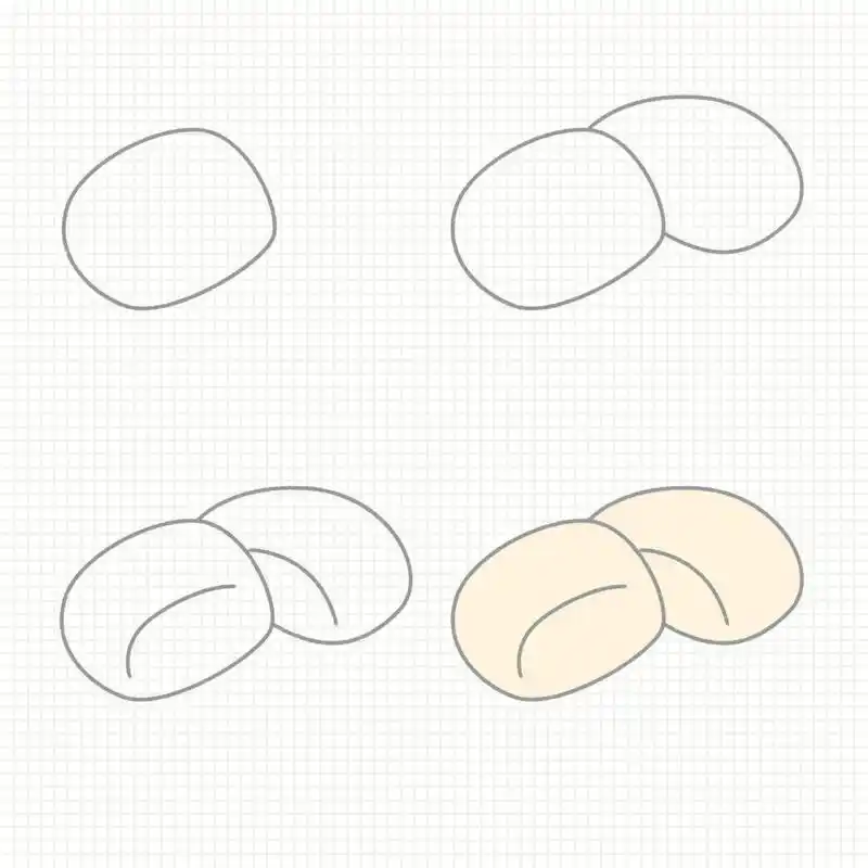 简笔画|早餐 今日早餐是馒头啊