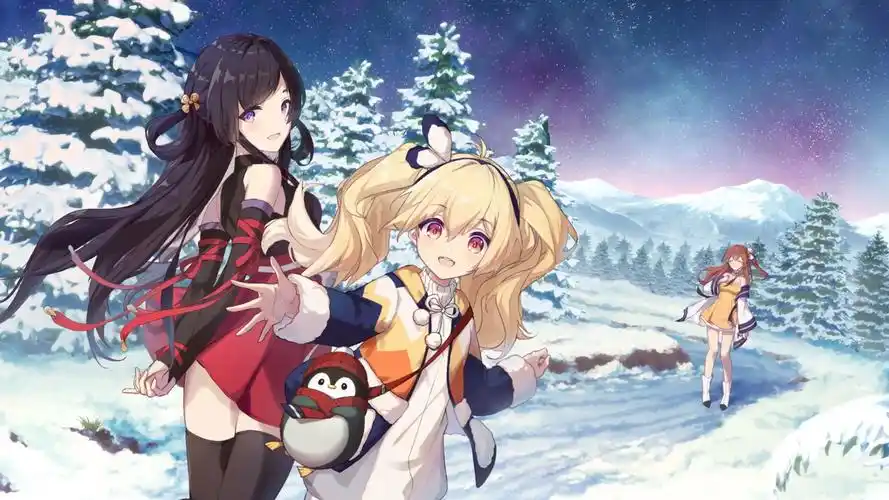 【殁雪/动态壁纸】《双生视界》- 一周年登录界面「极光」(精简)