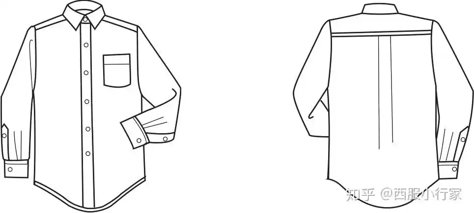 收藏男士衬衫领型大全