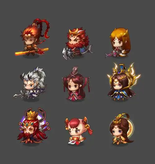 q版游戏角色设定