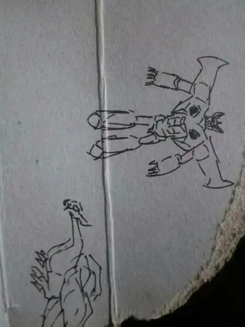 很久的机器人日漫,我记得那里边主角一群人在一只巨大的机械飞龙上边