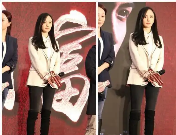 生图是腿精本人还被p出反人类比例杨幂修图师是跟唐嫣借的吗