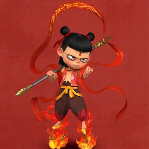 迪士尼开学季哪咤之魔童降世同款衣服男女童cos小哪吒表演出服套装