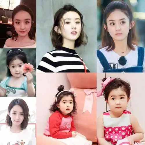 赵丽颖从小美到大,三岁最萌,七岁美炸,十二岁仙气撩人