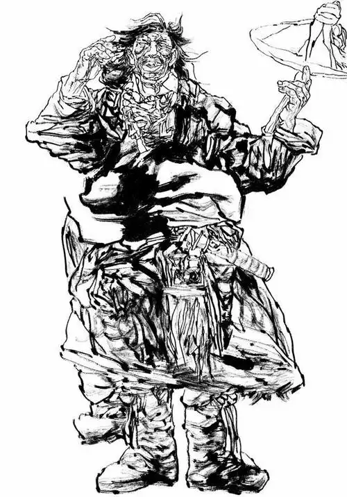 李伯安水墨人物画长卷——《走出巴颜喀拉》