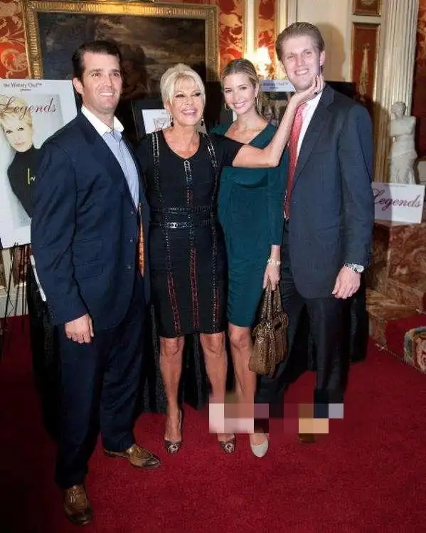 小小年纪身高已经超过特朗普直逼2米去了,而且颜值上也和特朗普年轻时