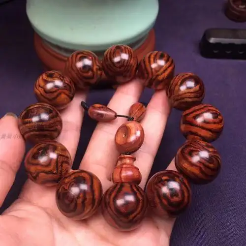 海南黄花梨木料海南手串对眼蜘蛛水波瘤疤大黑线纹紫油梨收藏级原木料