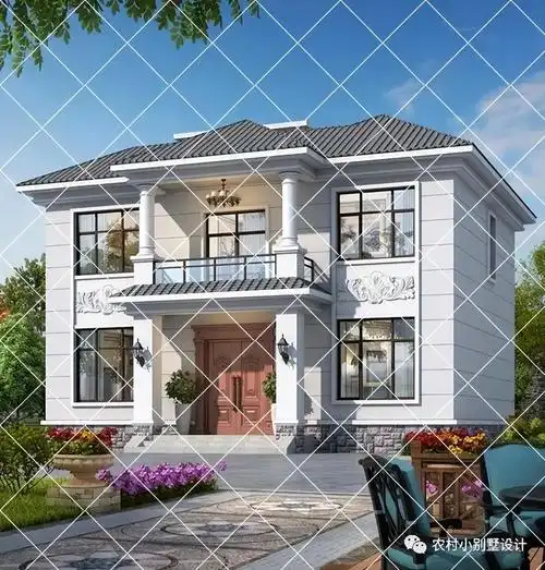 15款90平米的小户型二层别墅建造图纸大全_阳台_枫桥号