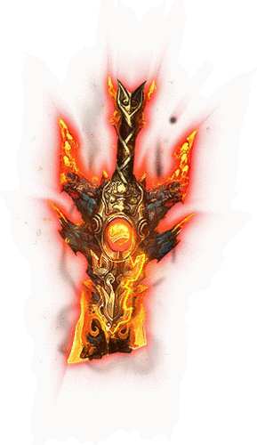 传奇npc火焰剑素材