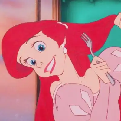 迪士尼公主爱丽儿动漫头像