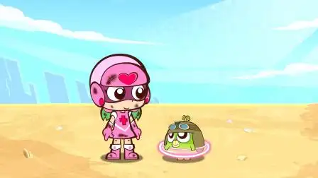 开心超人联盟:萌萌怪被甜心超人感化,甜心超人被欺负萌萌怪相救