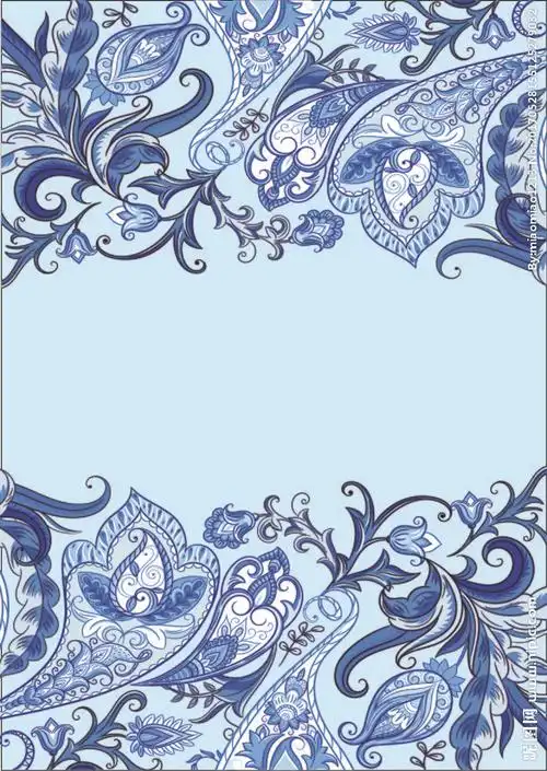 青花瓷设计图__背景底纹_底纹边框_设计图库_昵图网nipic.com