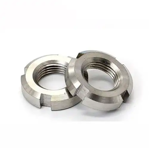 gb812不锈钢304开槽圆螺母止退螺母m101m602