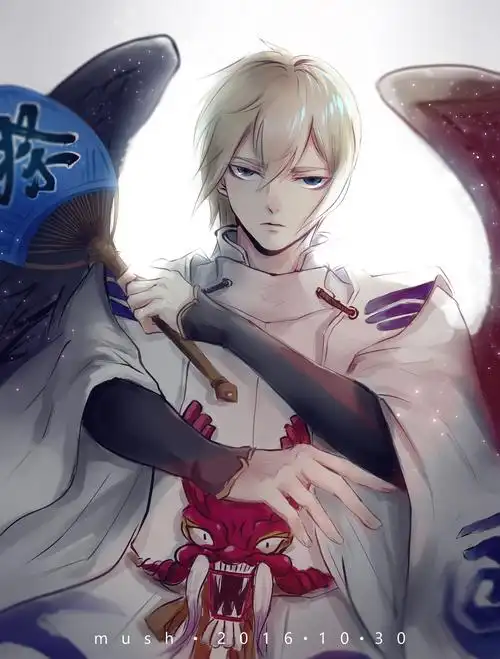 阴阳师 大天狗 画师:mush 本作品pixiv id=