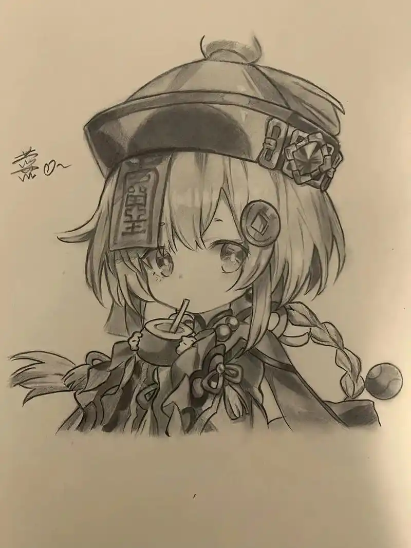 也许有一天,七七会忘记曾经的…#手绘 #临摹 #原 - 抖音