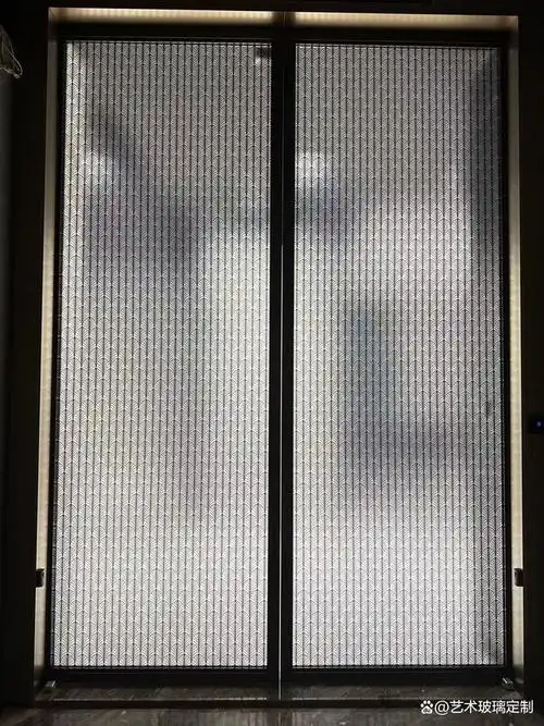 艺术玻璃屏风隔断