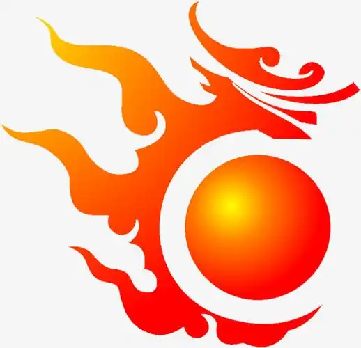 早上好太阳红色可爱卡通艺术字卡通字