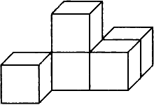 下面立体图形从正面,侧面,上面看到的形状分别是什么?请画在方格中. .