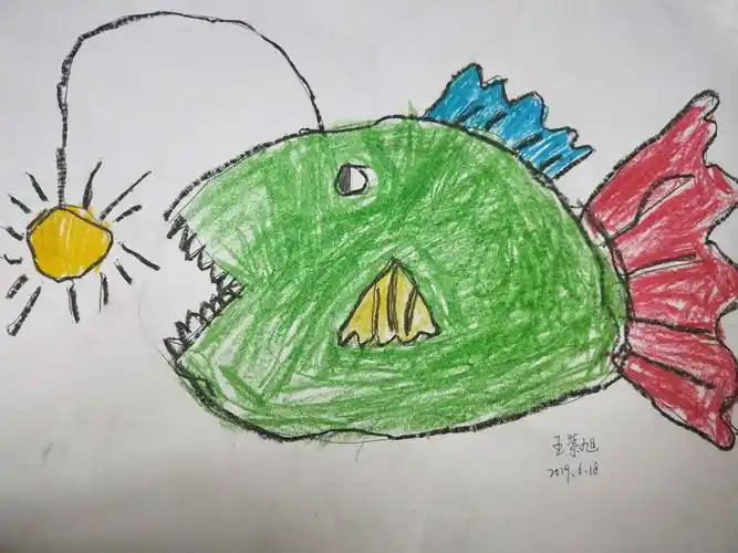 美术班作品之灯笼鱼