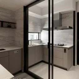 客厅与厨房隔断门装修效果图_客厅与厨房隔断门室内设计图片大全