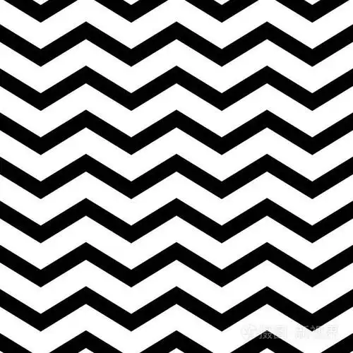 锯齿波几何线条无缝矢量模式