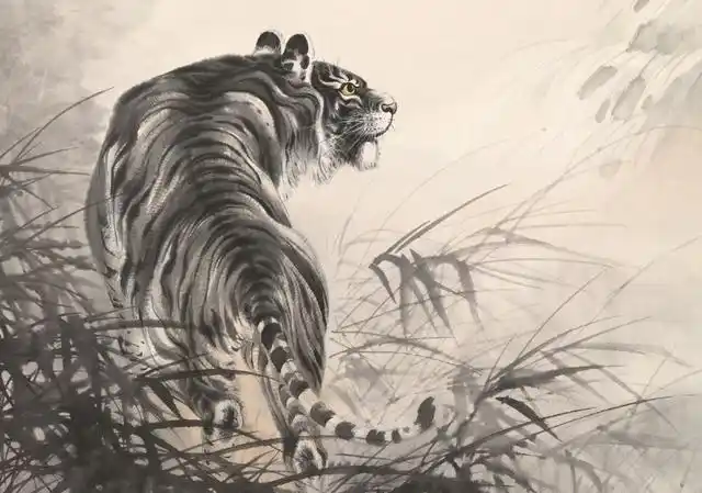 中国现代艺术史上的奇人,他画的老虎震惊世界