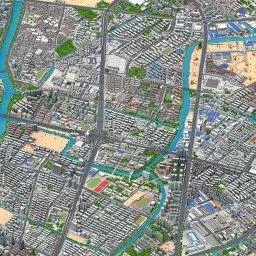 杭州市三维地图