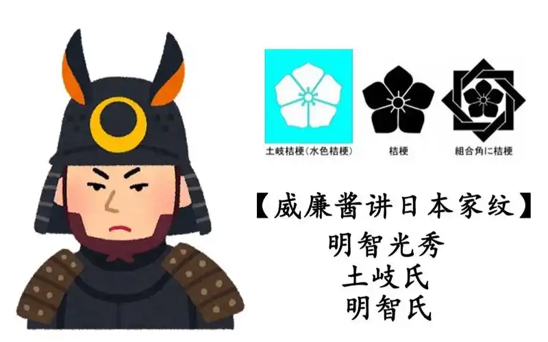 【威廉酱讲日本家纹】明智光秀 土岐氏 明智氏 很多大河剧里的都用错