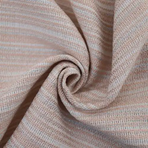 涤纶人造丝亮丝布料休闲ins风时尚套装外套a字短裙包裙小香风面料