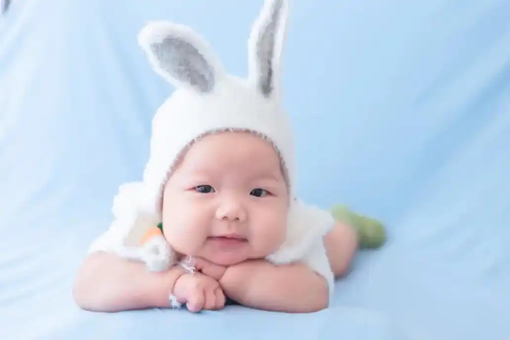 宝宝百天照 #我的皮夹克 不知 - 抖音