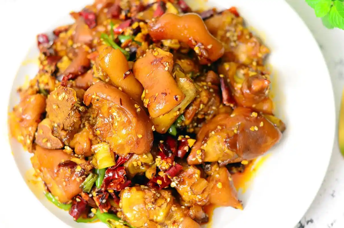 干煸香辣猪蹄 干煸香辣猪蹄的做法