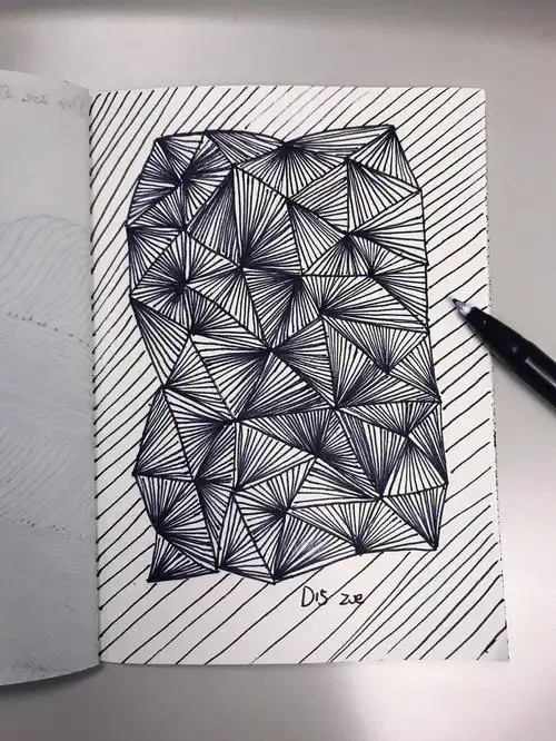 喜欢93 #禅绕画练习  #禅绕画基础图样  #禅绕画  #禅绕画图样练习