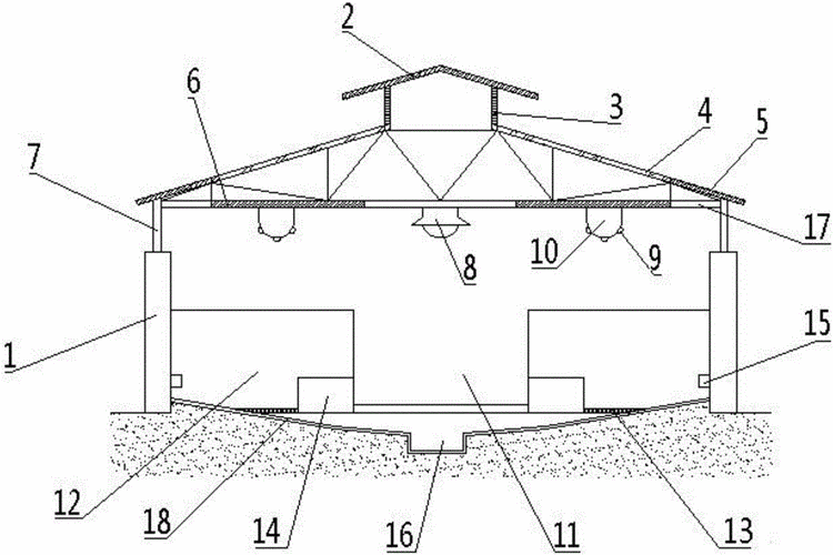 一种便于通风采光的新型猪舍