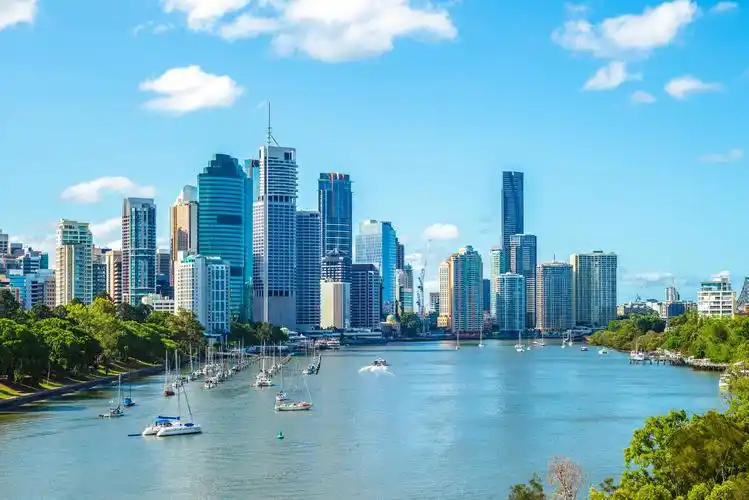 澳大利亚昆士兰州首府布里斯班天际线澳大利亚旅游