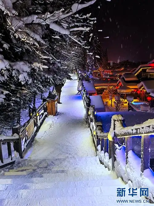 今冬不一样的雪乡