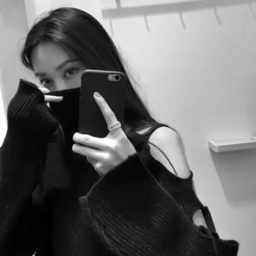 女生头像冷酷黑色系特别的女头给特别的你