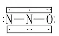 氧化亚氮,n2o的lewis电子式连二次硝酸酐键长【分子结构】一氧化二 氮