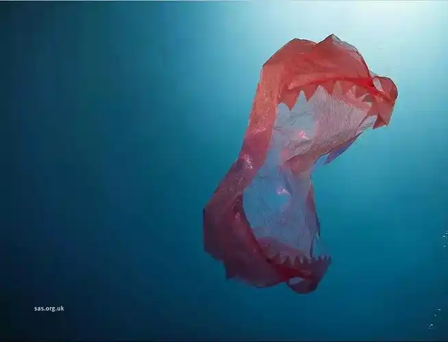 危害相当,这则公益广告就让人切身感受到海洋垃圾之灾