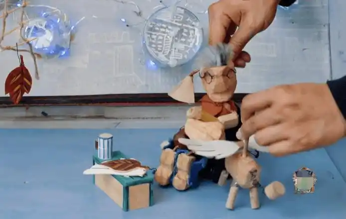 向往的生活木偶剧做翅膀的人